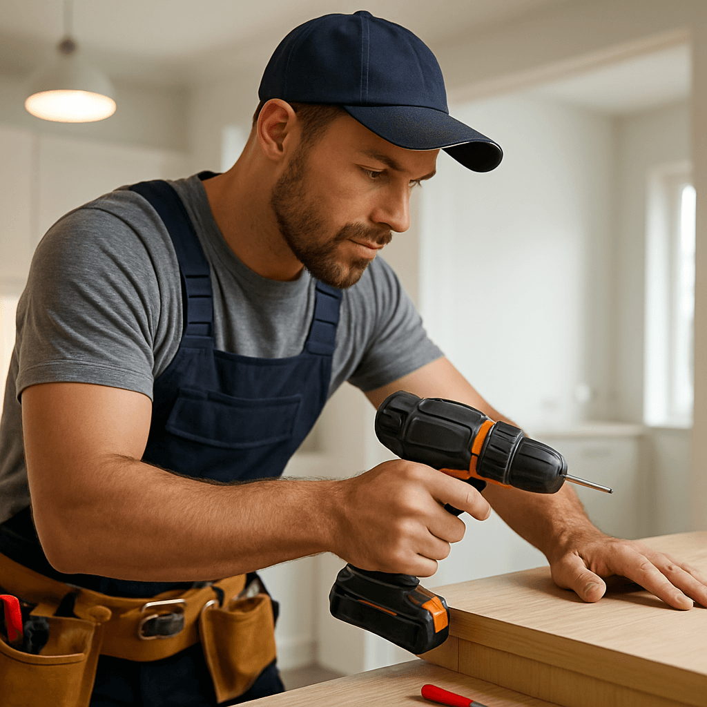 Concierge Repairs handyman completing a home repair
